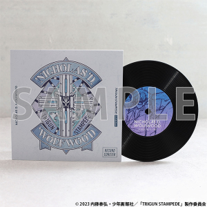 【アニメ】レコード風コースター/ニコラス TRIGUN STAMPEDE EXHIBITION 事後通販