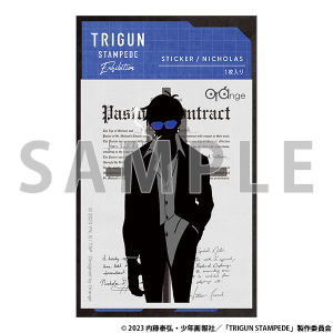 【アニメ】ステッカー/ニコラス TRIGUN STAMPEDE EXHIBITION 事後通販