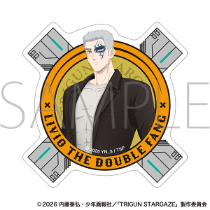 TRIGUN STARGAZE�@�X�e�b�J�[�^�����B�I�E�U�E�_�u���t�@���O