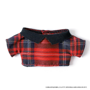 【F】10cm ぬい服 緑紺チェック紳士服 10cmぬい チェックのスーツ - layla - BOOTH