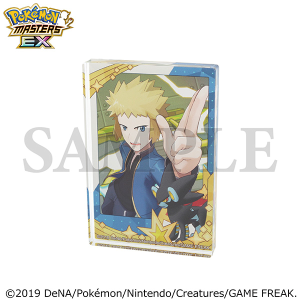 『ポケモンマスターズ EX』 メモリアルフォト ミニアクリルブロック/デンジ