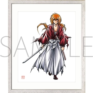 るろうに剣心　原画　額縁 Amazon.co.jp: るろうに剣心 高級複製原画 額装品 少年ジャンプ