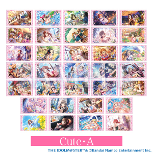クリアシートコレクション Cute・A THE IDOLM@STER CINDERELLA GIRLS STARLIGHT STAGE WITH 〜キミと歩んだ輝きの軌跡〜 事後通販
