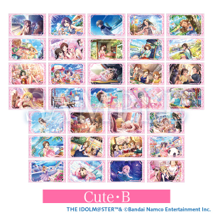 クリアシートコレクション Cute・B THE IDOLM@STER CINDERELLA GIRLS STARLIGHT STAGE WITH 〜キミと歩んだ輝きの軌跡〜 事後通販