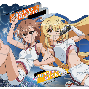 とある科学の超電磁砲 メタルステッカー/御坂美琴&食蜂操祈