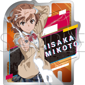 とある科学の超電磁砲 メタルステッカー/御坂美琴A