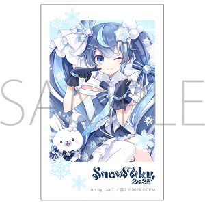 白雪とわ めるのめる チェキ マルイ 初音ミク creators Party 初音ミクシリーズ チェキプリント／SNOW MIKU 2025 A 雪ミク Art