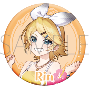 初音ミクシリーズ 缶バッジ／鏡音レン 水着: キャラグッズ