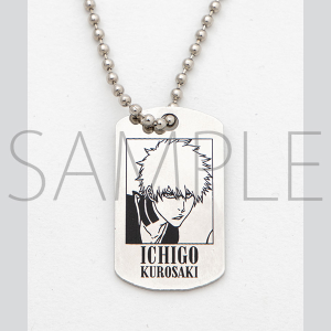 『BLEACH Brave Souls Museum』通信販売 BLEACH Brave Souls Museum コラボドッグタグネックレス(黒崎一護)