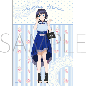ラブライブ ニジガク　朝香果林 & 宮下愛　クリアファイル　2点セット ラブライブ ニジガク 朝香果林 & 宮下愛 クリアファイル 2点