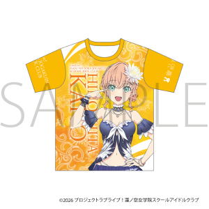 ラブライブ!蓮ノ空女学院スクールアイドルクラブ フルグラフィックTシャツ/日野下 花帆