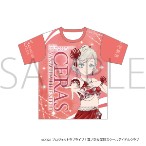 ラブライブ!蓮ノ空女学院スクールアイドルクラブ フルグラフィックTシャツ/セラス 柳田 リリエンフェルト