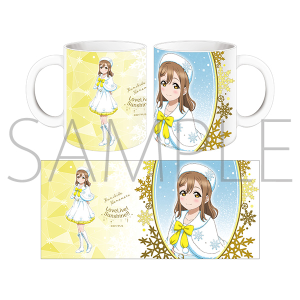 Amazon.co.jp: マグカップ コーヒーカップ ラブライブ!サンシャイン!!ドウシシャ セラミックウォーターカップ 電子レンジ温め対応 耐熱  耐冷 大容量 大きい かわいい おしゃれ 人気 アニメ キャラクター 330ml 直径8× 高さ9.5cm : ホーム＆キッチン