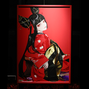LAM 個展　千客万雷　掛け軸　三毒　瞋 LAM個展-千客万雷- 掛け軸／三毒「癡」: 会場受注｜ムービック
