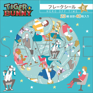 TIGER & BUNNY@t[NV[@pbg@HEROgOFF TIMEg