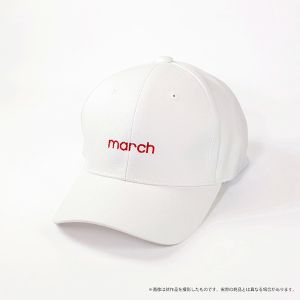 march(�x�c����×�g�c�m��) march�L���b�v�@WHITE