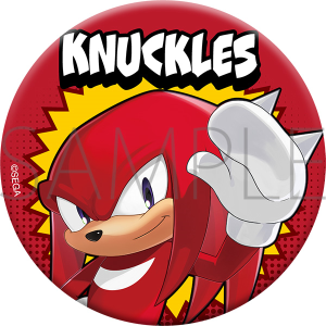 ソニック 缶バッジ ナックルズ