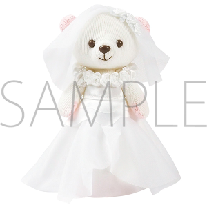 くまめいと ぬいぐるみマスコット レース ライトブルー: キャラ