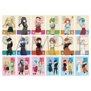 池袋月野亭 「つきのていをおてつだい」 ミニクリアファイルコレクション(Fluna・Seleas)おてつだいver.