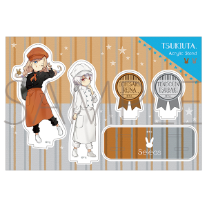 池袋月野亭 「つきのていをおてつだい」 アクリルスタンド 伊地崎 麗奈・天童院 椿