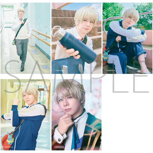 2.5次元ダンスライブ「ツキウタ。」ステージ第15幕「SCHOOL REVOLUTION 月野学園物語 -百年アオハル-」同時通販 ブロマイドセット(5枚セット) 皐月 葵