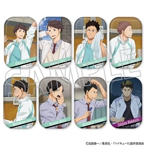 ハイキュー !! スクエア型キャラバッジコレクション 菅原孝支 学