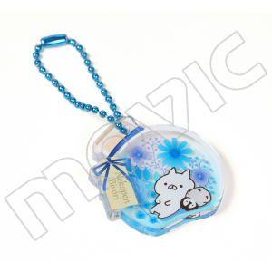 ねこぺん日和 アクリルキーホルダー ハーバリウム