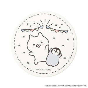 ねこぺん日和 白雲石コースター