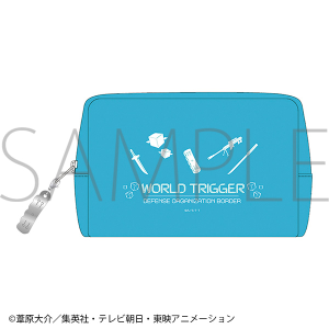ワールドトリガー チャーム付きクリアポーチ