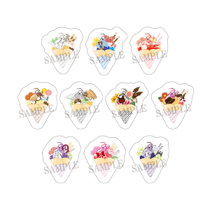 文豪ストレイドッグス フレークシール クレープモチーフ