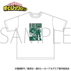 僕のヒーローアカデミア Space A la mode T-shirt Collection 緑