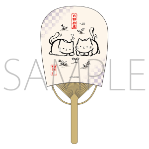 VAZZROCK ミニ小判うちわ VAZZCAT