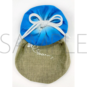 2.5次元ダンスライブ「ALIVESTAGE」Episode 5 「月野百鬼夜行綺譚 天獄 -君死にたまふことなかれ-」 朝顔巾着ポーチ(SOARA Ver.) 2L判ブロマイド1枚付き