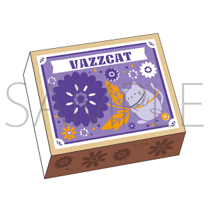 VAZZROCK マッチ箱風ミニメモ VAZZCAT