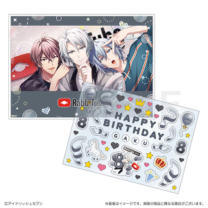 アイドリッシュセブン RabbiTube mini デコシール付きカード&スタンドセット 八乙女楽