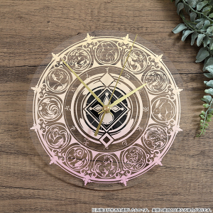 グランブルーファンタジー 十二神将アクリル時計【受注生産商品】