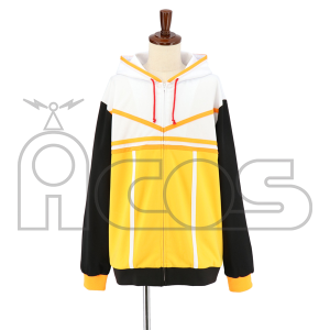 アウターウェア(キャラクター)　B.めぐみん イメージパーカーレッド×ブラウン×イエロー 「この素晴らしい世界に祝福を! 紅伝説」 映画「この素晴らしい世界に祝福を！紅伝説」 イメージパーカー