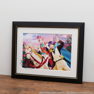 A3!展】大阪会場 複製サイン入りキャラファイングラフ 摂津 万里