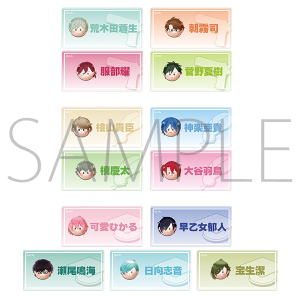 スタンドマイヒーローズ ハート型キャラバッジコレクション A