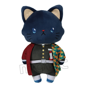 鬼滅の刃 アイマスク付きぬいぐるみキーホルダー Withcat 竈門炭治郎 キャラグッズ ムービック