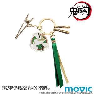 鬼滅の刃 海外正規品 バッグクリップ 煉獄杏寿郎 鬼滅の刃 バッグクリップ 煉獄杏寿郎 モノグラム 海外正規品