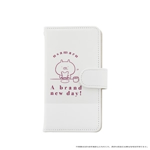 うさまる 手帳型スマートフォンケース