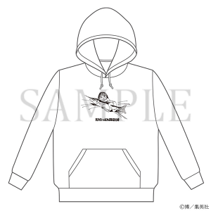 明日ちゃんのセーラー服展 グッズ事後通販 花緒とカジキくんパーカー