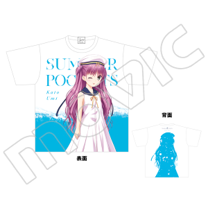 Summer Pockets フルグラフィックTシャツ 鳴瀬しろは: キャラグッズ｜ムービック（movic）