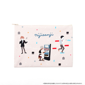 【再販分】にじさんじ フラットポーチ A ゆるパレット