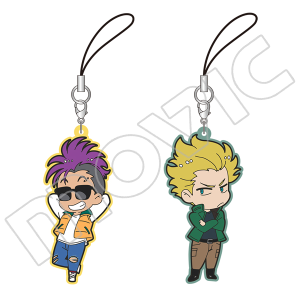 BANANA FISH ラバーストラップセット シン&月龍: キャラグッズ