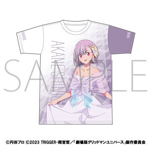 グリッドマン ユニバース フルグラフィックTシャツ 宝多 六花: キャラ