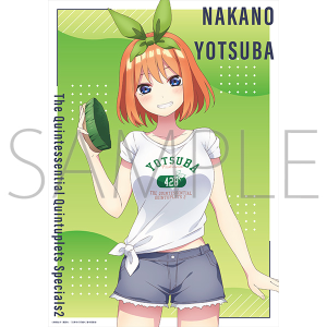 五等分の花嫁＊ クリアポスター／中野二乃: キャラグッズ