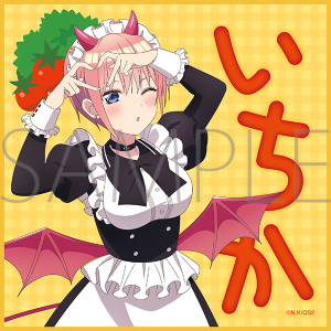 五等分の花嫁＊ クリアポスター／（小悪魔メイド）中野一花