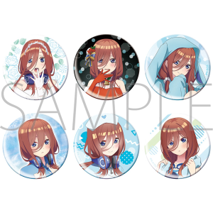 五等分の花嫁∽ 推しキャラバッジコレクション/中野三玖